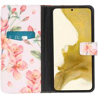 imoshion Design Softcase Bookcase Samsung Galaxy S22 Plus - Blossom Watercolor