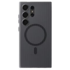 Accezz Lite Backcover met MagSafe | Fluted | Samsung Galaxy S24 Ultra - Matte Black