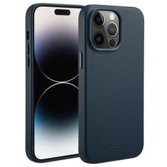 Accezz Leather Back Cover with MagSafe Apple iPhone 14 Pro Max - Nightfall Blue