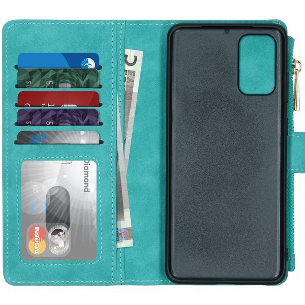 Luxe Portemonnee Samsung Galaxy S20 Plus - Turquoise