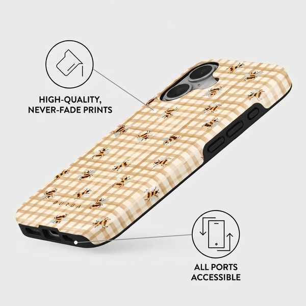 Burga Tough Back Cover with MagSafe Apple iPhone 16 - Honeycomb