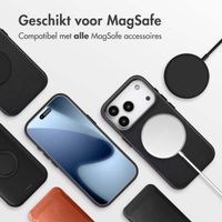 Accezz MagSafe Leather Backcover Apple iPhone 17 Pro - Onyx Black