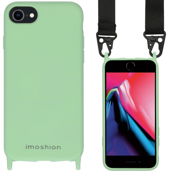 imoshion Color Backcover met koord - Nylon Strap iPhone SE (2022 / 2020)/8/7