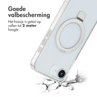 Accezz Ring Stand Backcover met MagSafe Apple iPhone 16e - Transparant