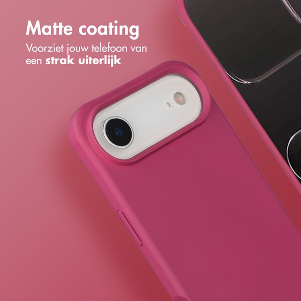 imoshion Color Backcover met afneembaar koord met MagSafe Apple iPhone Air - Raspberry
