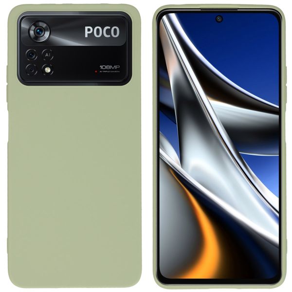 imoshion Color Backcover Xiaomi Poco X4 Pro 5G - Olive Green