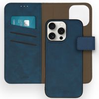 imoshion Uitneembare 2-in-1 Luxe Bookcase Apple iPhone 16 Pro Max - Blauw