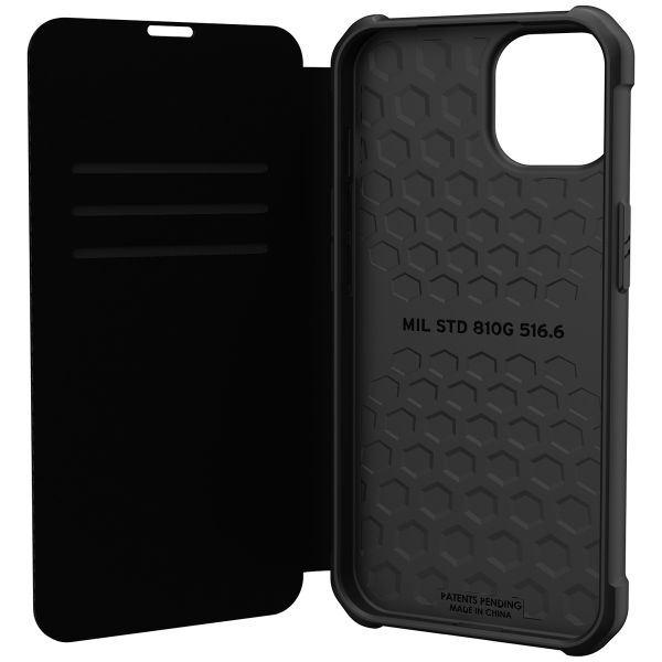 UAG Metropolis Bookcase iPhone 14 - Kevlar Black