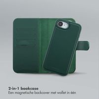 Selencia Olyn Uitneembare Bookcase met MagSafe Apple iPhone 16e - Groen