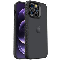 Accezz Rugged Frosted Backcover Apple iPhone 14 Pro Max - Zwart