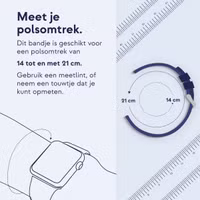 imoshion Siliconen⁺ bandje Apple Watch Series 1 t/m 9 / SE (38/40/41 mm) | Series 10 (42 mm) - Leopard
