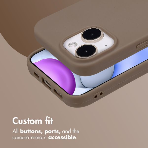 imoshion Color Backcover Apple iPhone 15 - Bruin