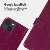 imoshion Design Bookcase Apple iPhone 15 - Crush Check Coral Dust