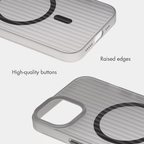 Accezz Lite Case with MagSafe | Fluted | Apple iPhone 14 - Grey