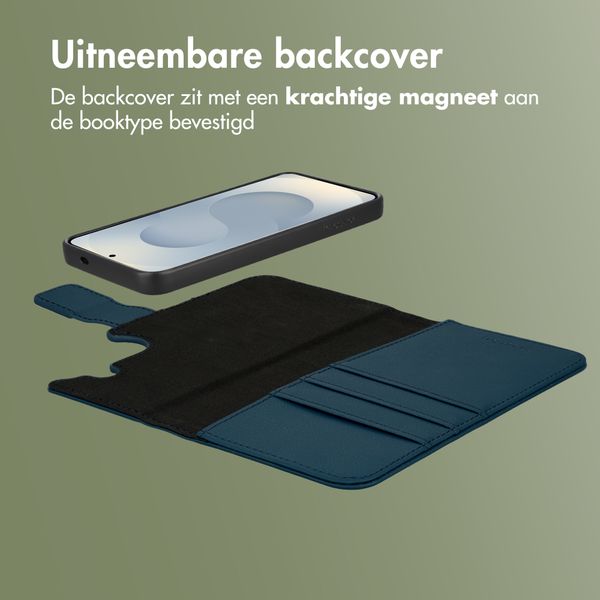 imoshion Uitneembare 2-in-1 Luxe Bookcase Samsung Galaxy S25 - Blauw