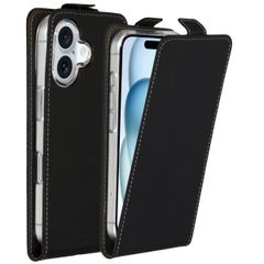 Accezz Flipcase Apple iPhone 16 - Zwart