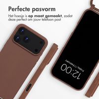 imoshion Siliconen hoesje met koord Apple iPhone 18 Pro / 17 Pro - Bruin