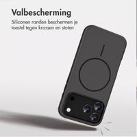 imoshion Color Backcover met Thin MagSafe Ring Apple iPhone 18 Pro Max / 17 Pro Max - Zwart