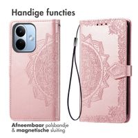 imoshion Mandala Bookcase Xiaomi Redmi Note 17 Pro - Rose Gold