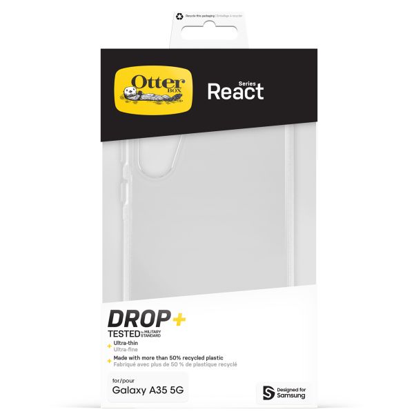 OtterBox React Backcover Samsung Galaxy A35 - Clear