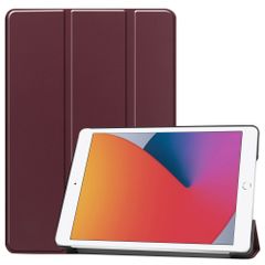 imoshion Trifold Bookcase Apple iPad 9 (2021) 10.2 inch / iPad 8 (2020) 10.2 inch / iPad 7 (2019) 10.2 inch - Bordeaux