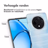 Accezz Clear Backcover Oppo Reno 12F 5G - Transparant