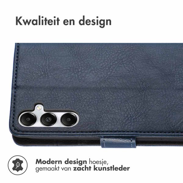 imoshion Luxe Bookcase Samsung Galaxy S24 / S25 - Donkerblauw