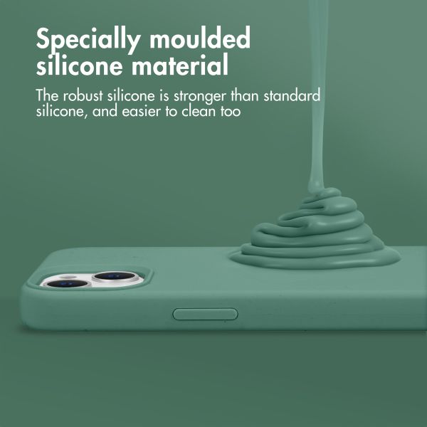 Accezz Liquid Silicone Back Cover Apple iPhone 11 Pro - Dark Green