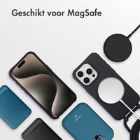 imoshion Color Backcover met afneembaar koord met MagSafe Apple iPhone 15 Pro Max - Zwart