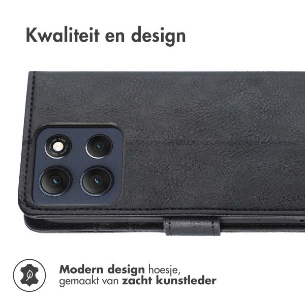 imoshion Luxe Bookcase Motorola Moto G86 - Zwart