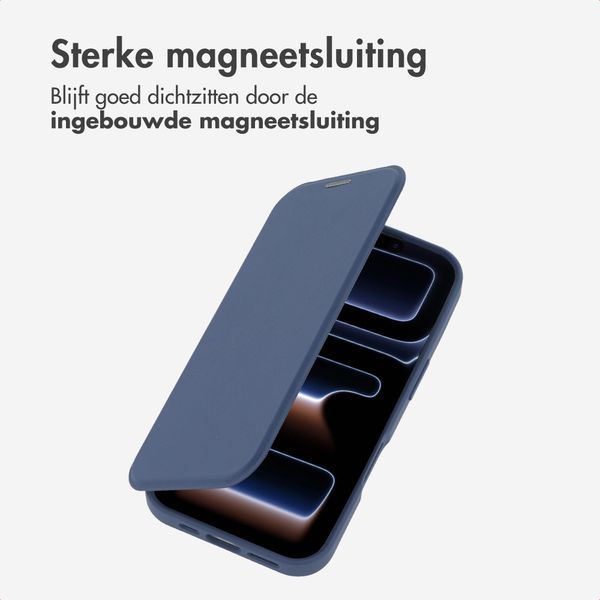 imoshion Transparante Bookcase met MagSafe Apple iPhone 17 Pro - Blauw