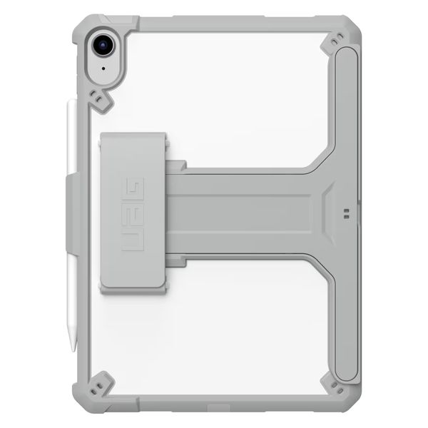 UAG Scout Healthcare Back Cover with Stand and Strap in Factory Packaging Apple iPad 11 (2025) 11 inch A16 / iPad 10 (2022) 10.9 inch - White / Grey