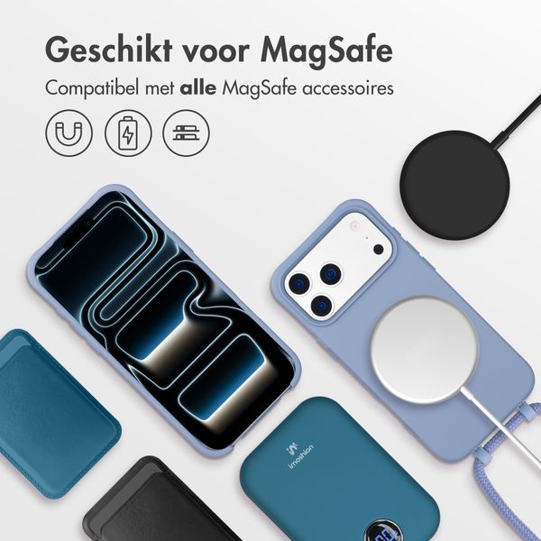 imoshion Color Backcover met afneembaar koord met MagSafe Apple iPhone 17 Pro - Ash Blue