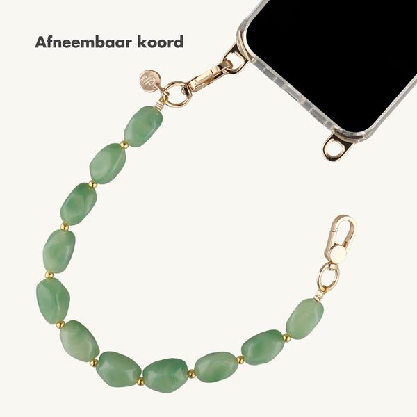 Selencia Satin Crush Polskoord - Mint Green