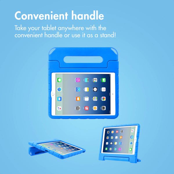 imoshion Kidsproof Tablet Case with Detachable Dolls Apple iPad 9 (2021) 10.2 inch / iPad 8 (2020) 10.2 inch / iPad 7 (2019) 10.2 inch - Blue