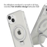 Accezz Ring Stand Backcover met MagSafe Apple iPhone 15 - Transparant