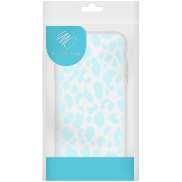 imoshion Design hoesje Huawei P30 Lite - Luipaard - Blauw