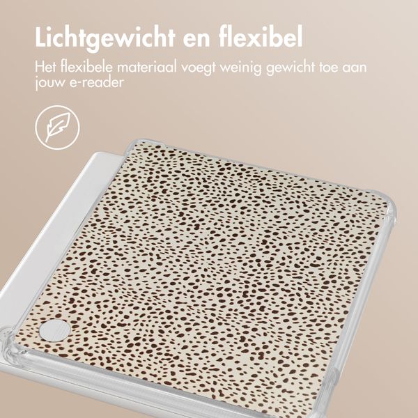 imoshion Design Clear Backcover Kobo Libra Colour - Desert Dots