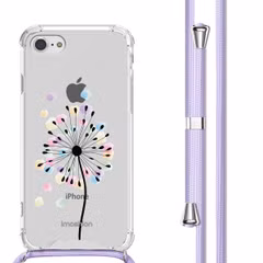 imoshion Design hoesje met koord Apple iPhone SE (2022 / 2020) / 8 / 7 - Sandstone Dandelion