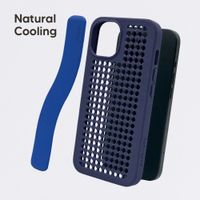 Callbuddy Hoesje met Strap Apple iPhone 17e / 16e / 15 / 14 / 13 - Deep Marine