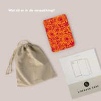 Selencia Vivid Bookcase Kobo Clara Colour / Clara BW - Tropical Vibes Apricot