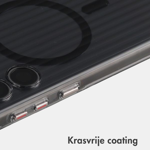 Accezz Lite Backcover met MagSafe | Fluted | Samsung Galaxy S24 Ultra - Zwart