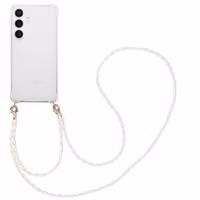 imoshion Backcover met koord + armband - Parels Samsung Galaxy S25 Plus - Transparant