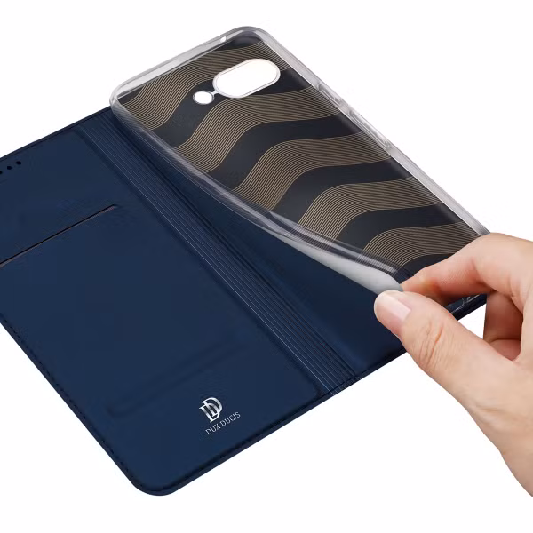 Dux Ducis Slim Softcase Bookcase Google Pixel 9A - Donkerblauw