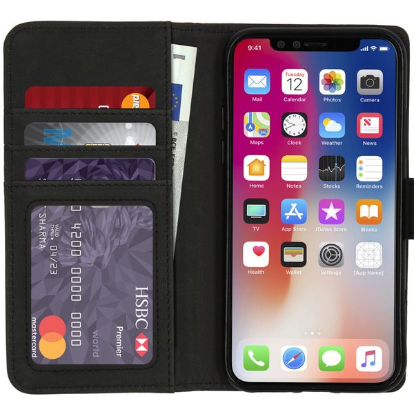 imoshion Luxe Bookcase Apple iPhone Xs / X - Donkerblauw