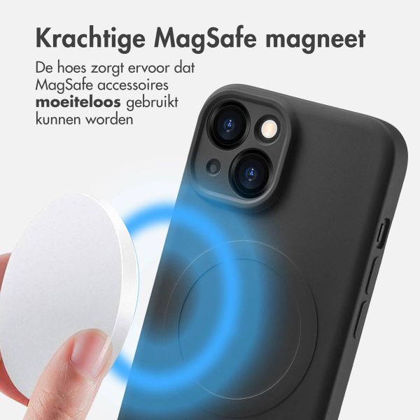 imoshion Color Backcover met MagSafe iPhone 15 - Zwart