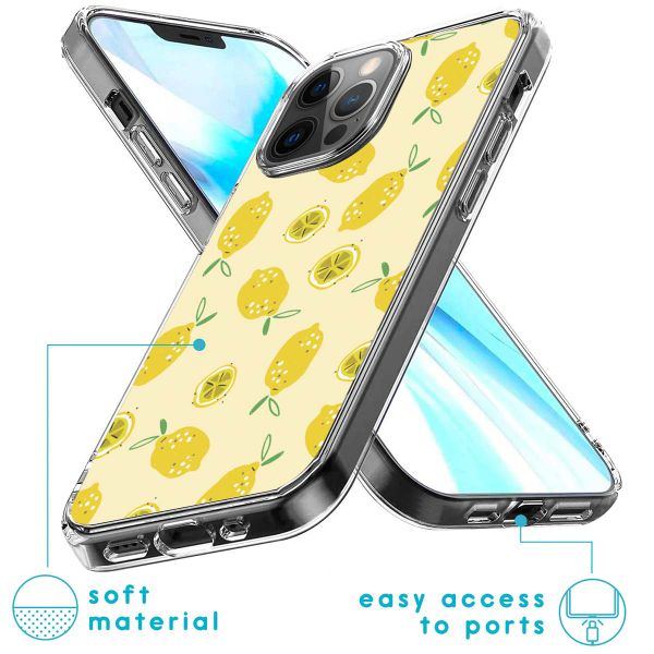 imoshion Design hoesje iPhone 12 (Pro) - Lemons