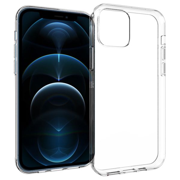 Accezz Clear Backcover iPhone 12 Pro Max - Transparant