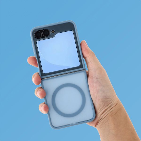 imoshion Color Guard Backcover met MagSafe Samsung Galaxy Z Flip 7 FE - Lichtblauw