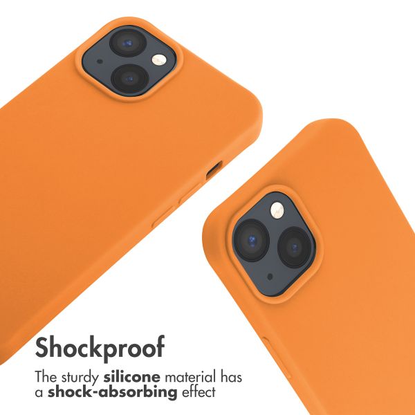 imoshion Silicone Case with Strap Apple iPhone 14 - Orange
